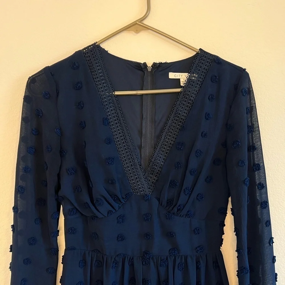 City Vibe Women’s Navy Blue Dress Size 1‎